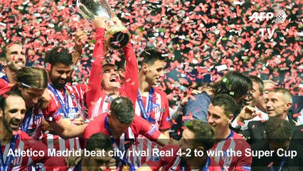 Atletico come back to beat Lopetegui's Real Madrid in Super Cup