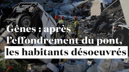 A Gênes, le pont s'est écroulé et la vie s'est arrêtée