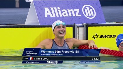Championnats d'Europe de natation handisport : Claire Supiot en or !