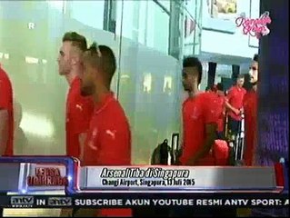 Punggawa Arsenal Tiba di Singapura