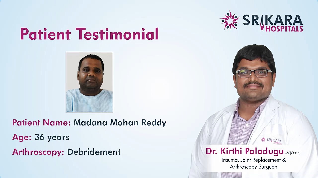 knee arthroscopy in Hyderabad by Dr. Kirthi Paladugu