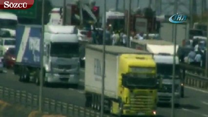 TEM'de zincirleme kaza