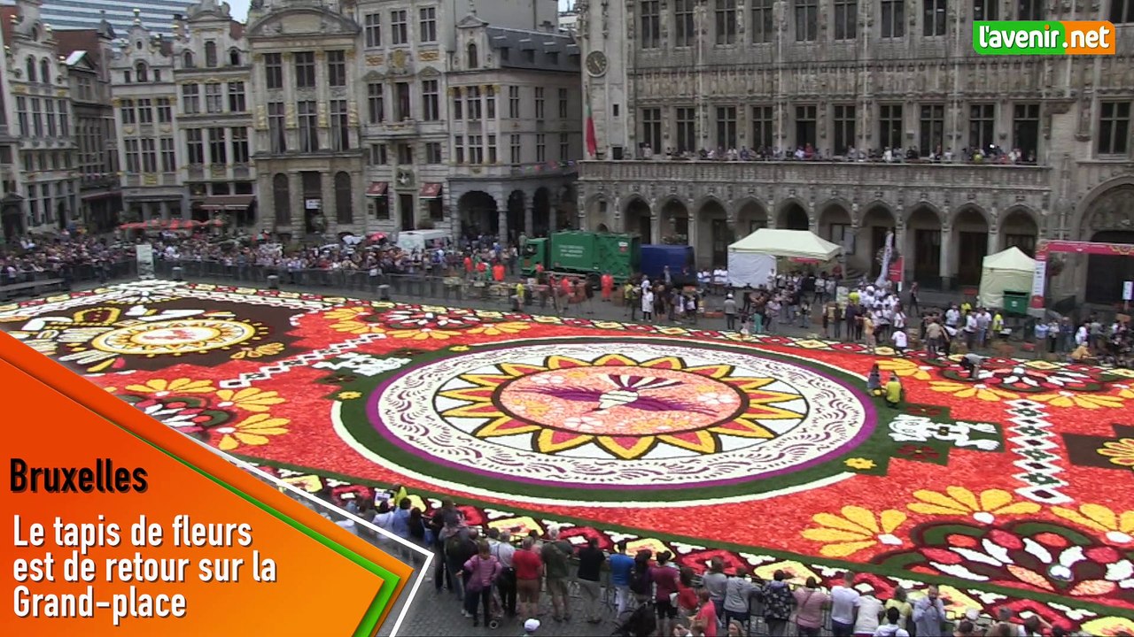 Le tapis de fleurs est de retour sur la Grand-p...
