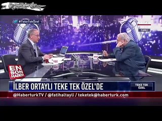 Hiç Tereddütsüz Lafını Söyleyen İlber Hoca ve Duruma Çok Tatlı Müdahale Eden Fatih Altaylı