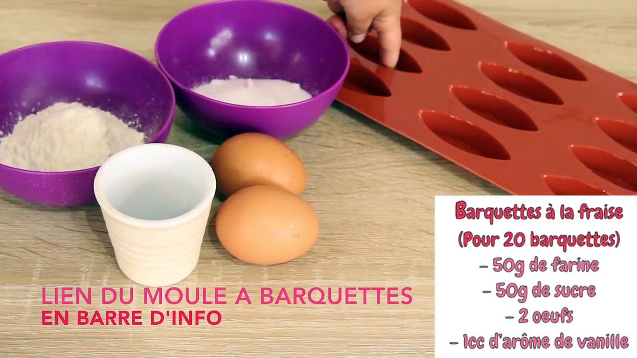 RECETTE BARQUETTES À LA FRAISE MAISON - FACILE ET RAPIDE