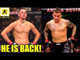 Nate Diaz is back after more than 2 Years will fight Dustin Poirer at UFC 230,UFC 227 Face Off