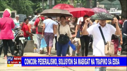 ConCom: Pederalismo, solusyon sa mabigat na trapiko sa EDSA
