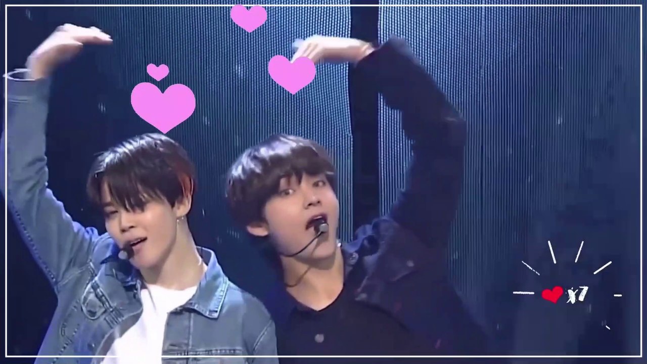 帥氣FAKE LOVE舞台中的各種愛心發送❤︎【防彈少年團】