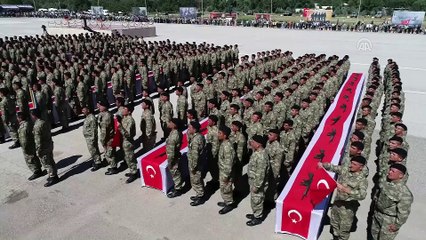 Zırhlı Birliklerde yemin töreni (3)-Drone - ANKARA