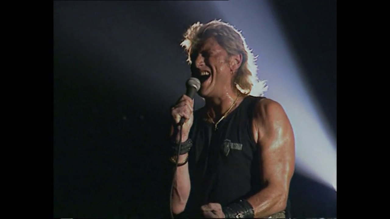 Johnny Hallyday "Ca ne change pas un homme" répétitions Bercy 1992