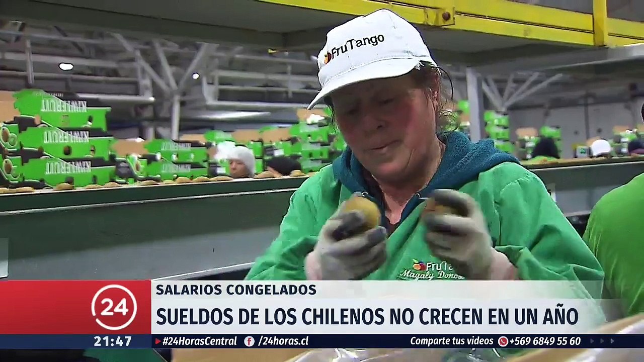 Salarios congelados: sueldo de los chilenos no crecen en un año