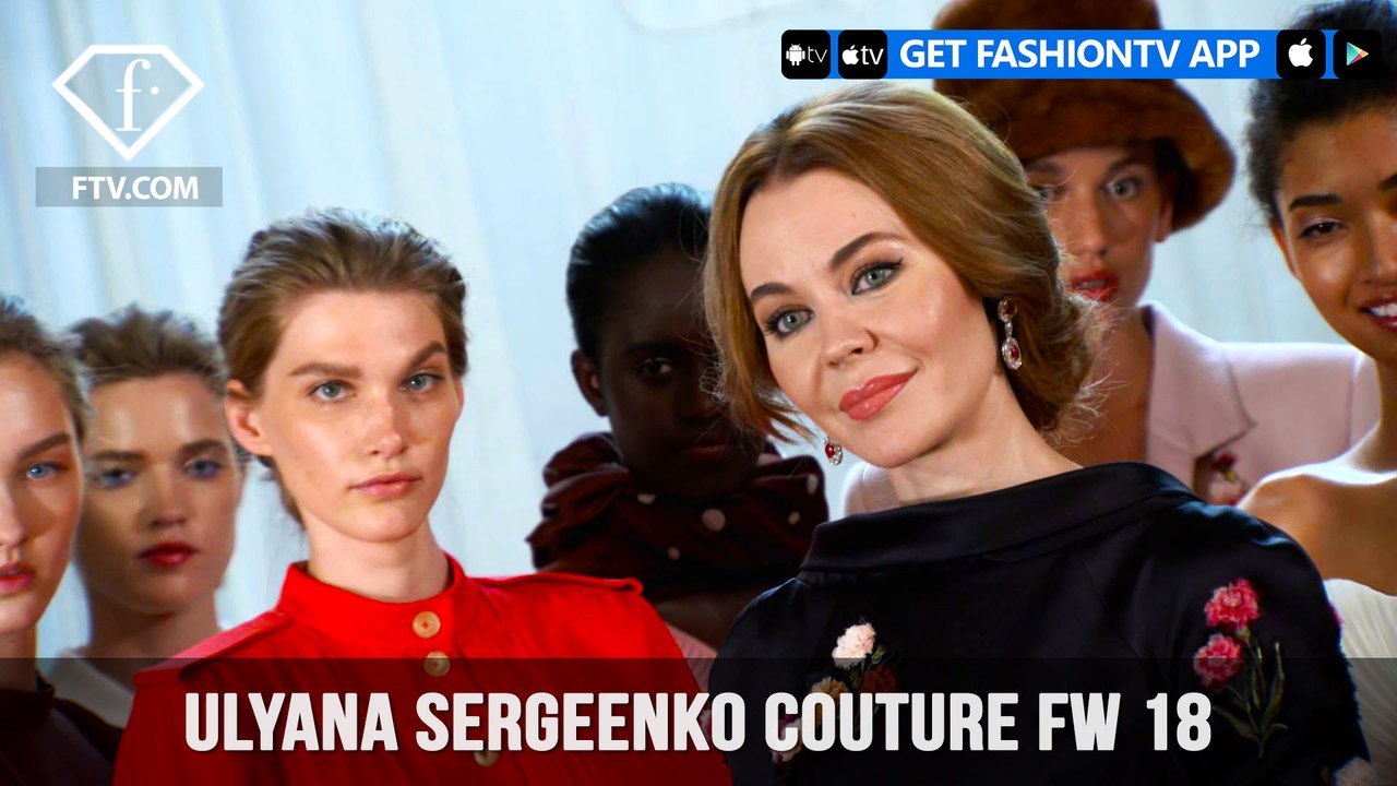 Ulyana Sergeenko Couture Fall/Winter 2018 Paris Haute Couture | FashionTV | FTV