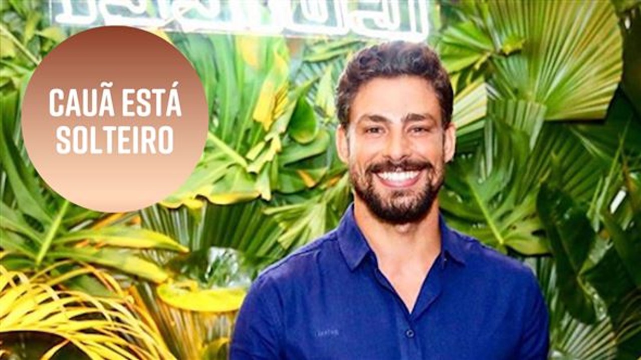 Cauã Reymond: 'Estou solteiro e ponto'