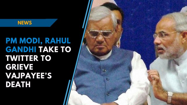 ‘Today India lost a great son’, Rahul Gandhi tweets on Atal Bihari Vajpayee’s death