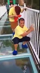 Pont de verre -Chine...