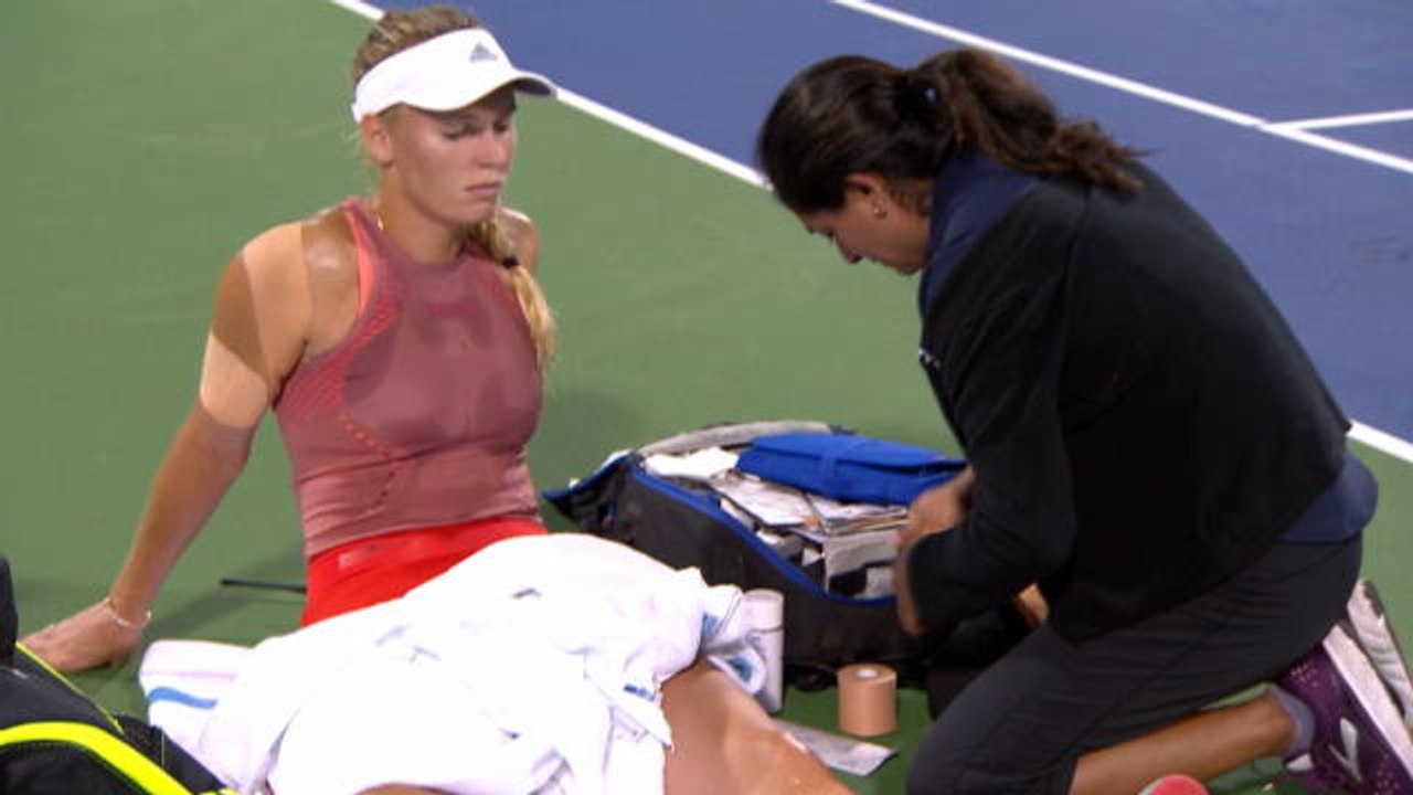 Cincinnati - Wozniacki contrainte à l'abandon