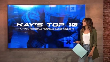 Kay Adams' top 10 fantasy running backs for 2018