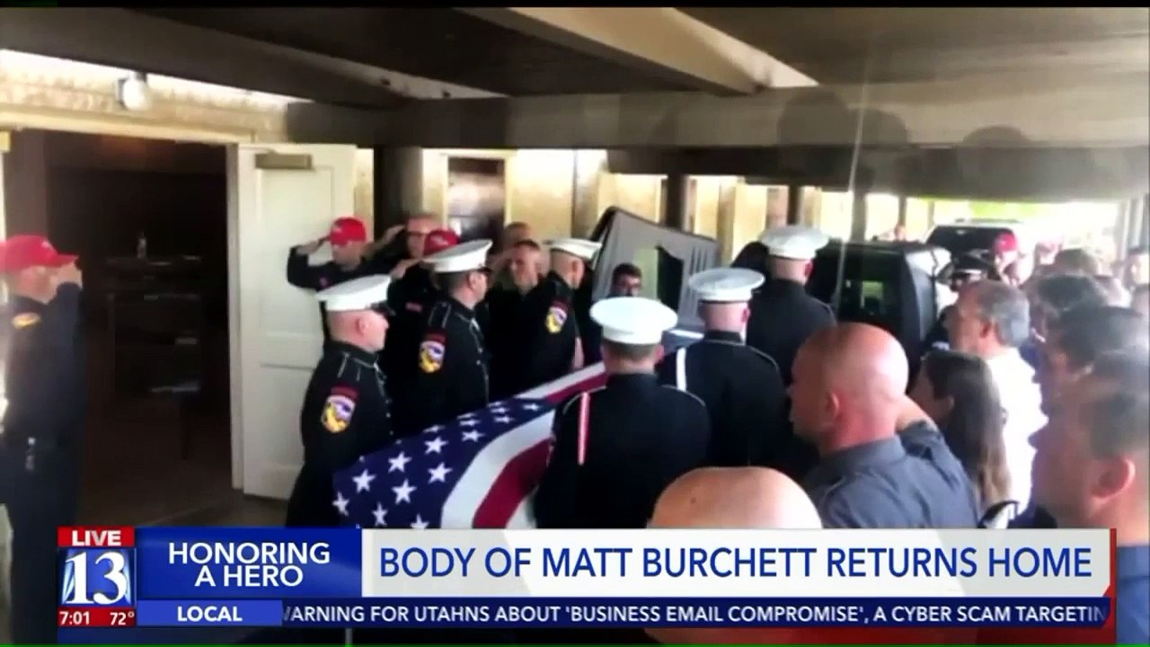 Thousands Honor Utah Firefighter Killed in Battling Wildfire