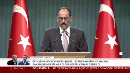 İbrahim Kalın konuşuyor