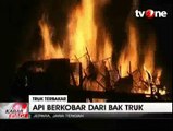 Truk Bermuatan Mebel Terbakar di Ruas Jepara