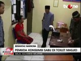 Pemuda Ditangkap Saat Nyabu di Toilet Masjid
