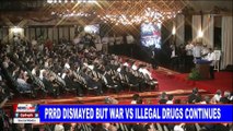 #PresidentDuterte dismayed but war vs. illegal drugs continues