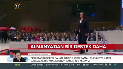 Almanya'dan bir destek daha