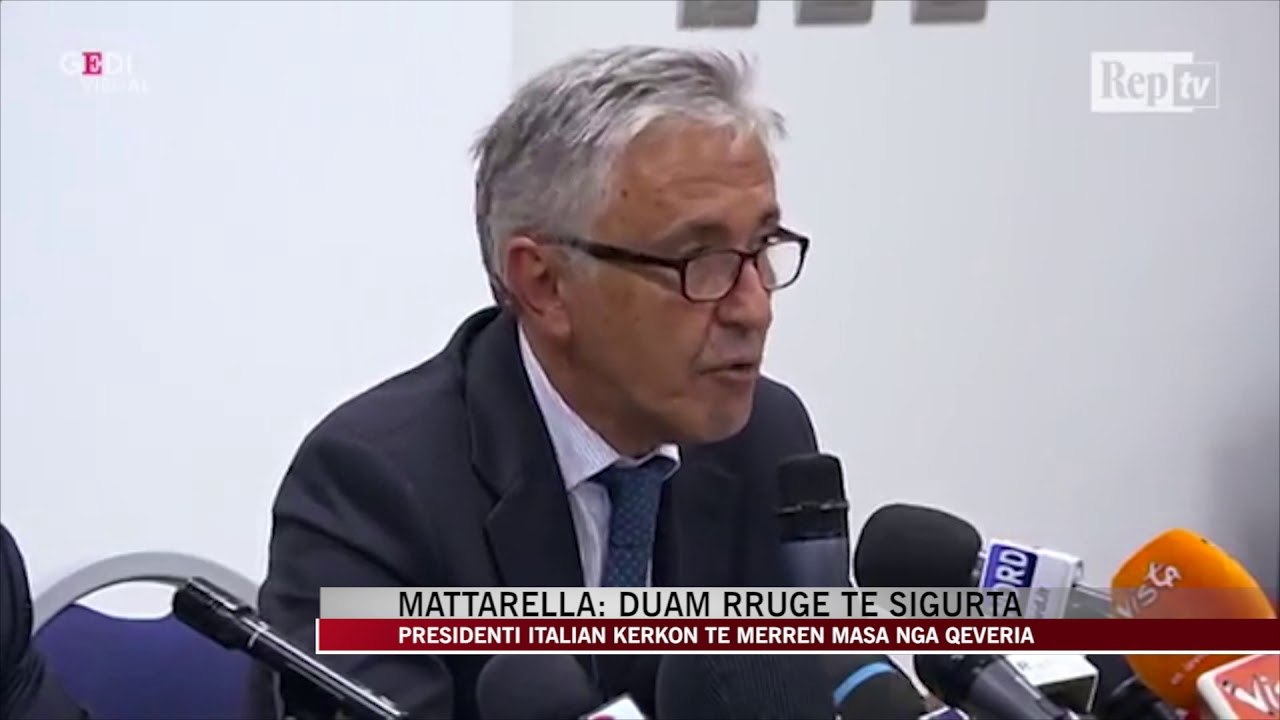 Presidenti Mattarella bën thirrje: "Duam rrugë të sigurta në Itali" - News, Lajme - Vizion Plus