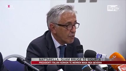 Presidenti Mattarella bën thirrje: "Duam rrugë të sigurta në Itali" - News, Lajme - Vizion Plus