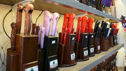 Bayram öncesi Sürmene bıçaklarına ilgi arttı - TRABZON