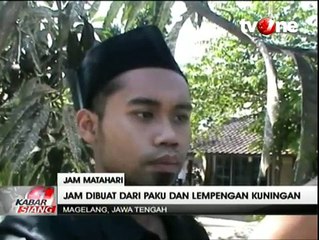 Warga Menoreh Tentukan Waktu Imsak dan Berbuka Puasa dengan Jam Matahari