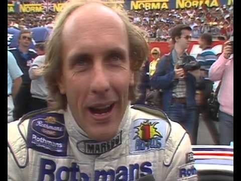 Jaguar vs Porsche at the 1986 Le Mans 24 Hour Race