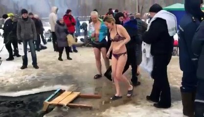 baptismal bathing from Ukraine