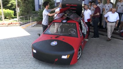 KSÜ öğrencilerinin otomobiline ödül - KAHRAMANMARAŞ