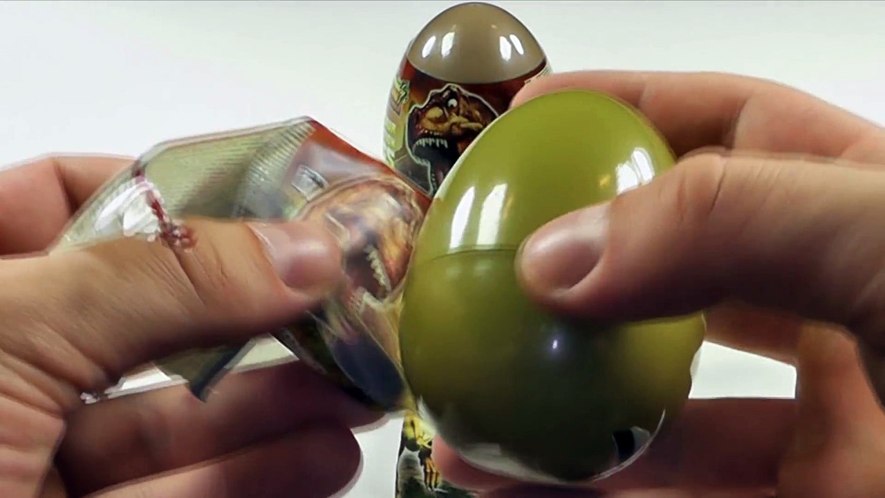 3 Dinosaur Collection Surprise Eggs Unboxing
