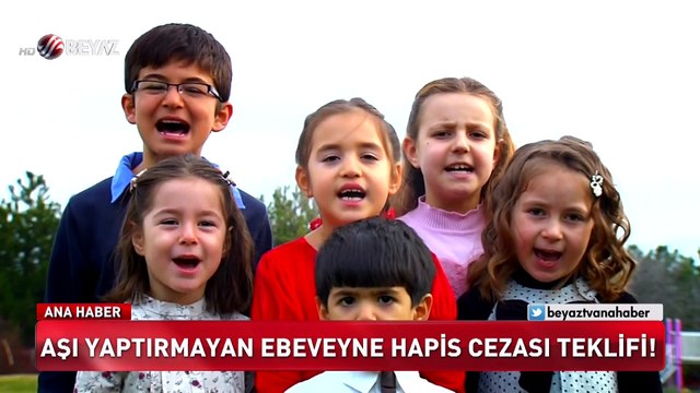 Aşı yaptırmayan ebeveyne hapis cezası (Beyaz Tv Özel Haber)