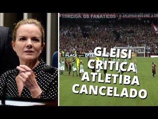 Gleisi critica o monopólio na transmissão dos jogos de futebol