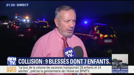 Collision sur l'autoroute A4: "Aucun pronostic vital n'est engagé", précise le sous-préfet de Soissons