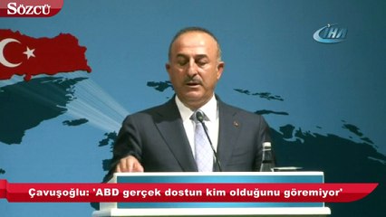 Çavuşoğlu'ndan ABD'ye cevap