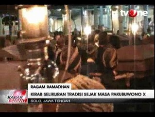 Keraton Solo Gelar Tradisi Malam Selikuran