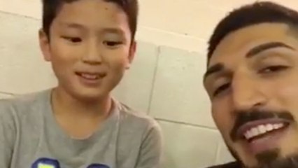 Enes Kanter Tells INNOCENT CHILD To Burn Kevin Durant's Clothes!