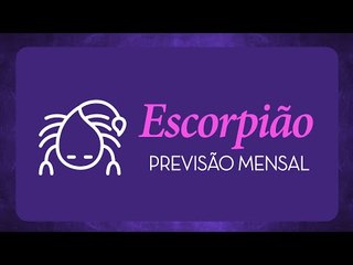 Horóscopo mensal de Escorpião - Abril 2016