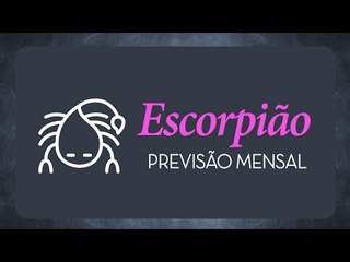 Horóscopo mensal de Escorpião - Maio 2016