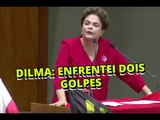 Dilma fala sobre dois golpes que viveu, em 1964 e 2016