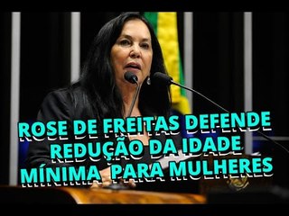Rose de Freitas defende redução da idade mínima de aposentadoria para mulheres