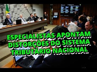 Em audiência pública, especialistas apontam distorçôes do sistema tributário nacional