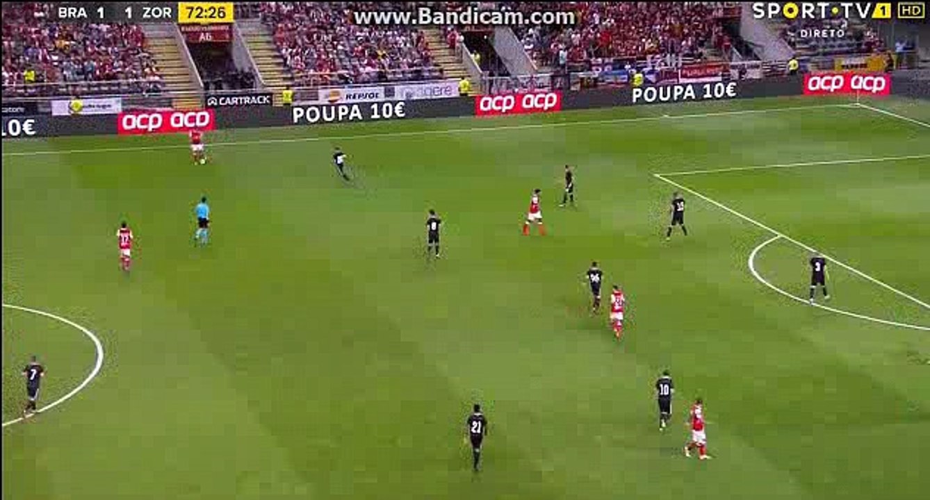 R.Horta  Braga 2 - 1 Zorya.16.08.2018