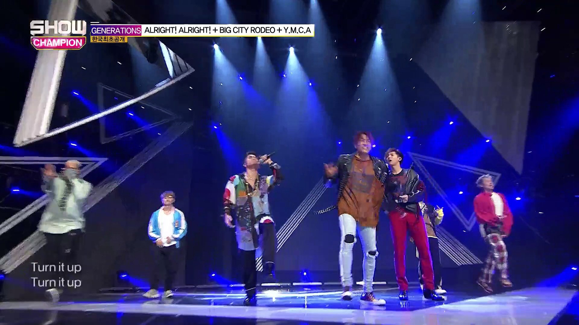 Show Champion Ep 277 Generations From Exile Tribe Big City Rodeo Y M C A Video Dailymotion