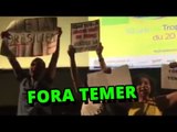 Ativistas protestam contra Temer durante festival de cinema na França