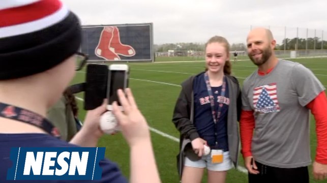 Red Sox Host Jimmy Fund Patients At JetBlue Park During Spring Training